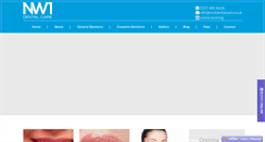 Desktop Screenshot of nw1dentalcare.co.uk